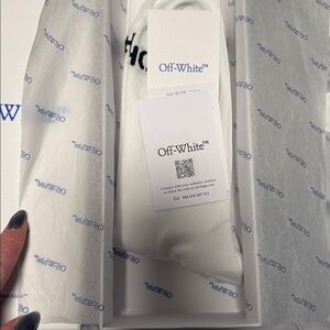 Off-White Black and White Socks